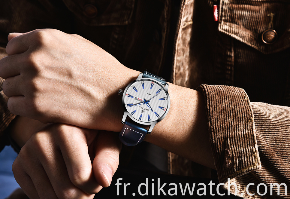 Nouvelle marque de luxe BENYAR montres hommes en cuir montre à Quartz Reloj Hombre Sport horloge mode semaine Date montre mâle relogio Masculino